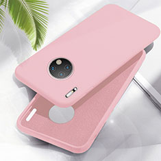 Ultra-thin Silicone Gel Soft Case 360 Degrees Cover Z01 for Huawei Mate 30 Pro 5G Pink