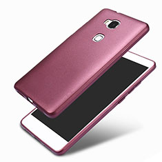 Ultra-thin Silicone Gel Soft Case 360 Degrees for Huawei Honor X5 Purple