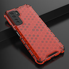 Ultra-thin Silicone Gel Soft Case Cover C01 for Huawei Nova 7 SE 5G Red