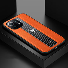 Ultra-thin Silicone Gel Soft Case Cover C01 for Xiaomi Mi 11 Lite 5G Orange
