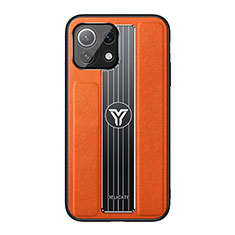 Ultra-thin Silicone Gel Soft Case Cover C02 for Xiaomi Mi 11 5G Orange
