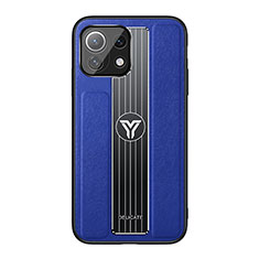 Ultra-thin Silicone Gel Soft Case Cover C02 for Xiaomi Mi 11 Lite 5G Blue