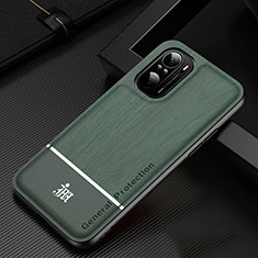 Ultra-thin Silicone Gel Soft Case Cover JM1 for Xiaomi Poco F3 5G Green