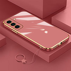 Ultra-thin Silicone Gel Soft Case Cover M01 for Samsung Galaxy S22 5G Red