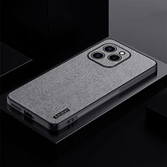 Ultra-thin Silicone Gel Soft Case Cover PB1 for Huawei Honor 60 SE 5G Gray