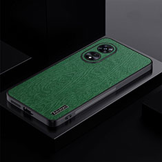 Ultra-thin Silicone Gel Soft Case Cover PB1 for Oppo A97 5G Green