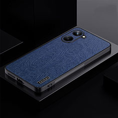 Ultra-thin Silicone Gel Soft Case Cover PB1 for Realme 10 Pro 5G Blue