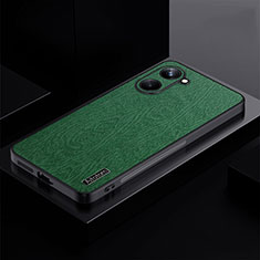 Ultra-thin Silicone Gel Soft Case Cover PB1 for Realme 10 Pro 5G Green