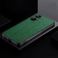 Ultra-thin Silicone Gel Soft Case Cover PB1 for Realme 10S 5G Green