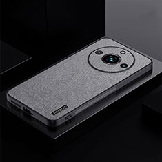 Ultra-thin Silicone Gel Soft Case Cover PB1 for Realme 11 Pro 5G Gray