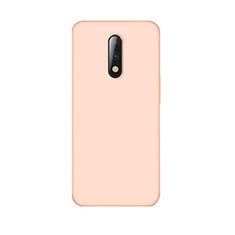 Ultra-thin Silicone Gel Soft Case Cover S01 for OnePlus 7 Rose Gold