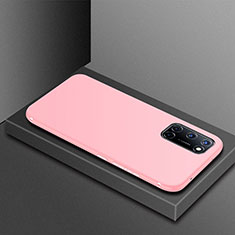 Ultra-thin Silicone Gel Soft Case Cover S01 for Oppo A72 Pink