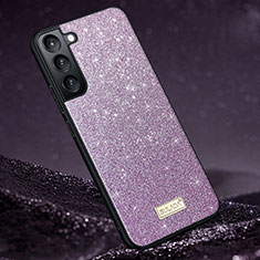 Ultra-thin Silicone Gel Soft Case Cover S01 for Samsung Galaxy S21 FE 5G Purple