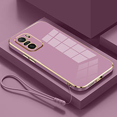 Ultra-thin Silicone Gel Soft Case Cover S01 for Xiaomi Mi 11i 5G Purple