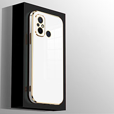 Ultra-thin Silicone Gel Soft Case Cover S01 for Xiaomi Poco C55 White