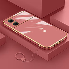 Ultra-thin Silicone Gel Soft Case Cover S01 for Xiaomi Poco M4 5G Red