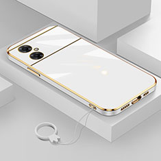 Ultra-thin Silicone Gel Soft Case Cover S01 for Xiaomi Poco M4 5G White