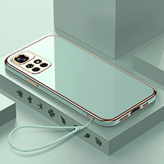 Ultra-thin Silicone Gel Soft Case Cover S01 for Xiaomi Redmi 10 (2022) Green