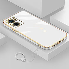 Ultra-thin Silicone Gel Soft Case Cover S01 for Xiaomi Redmi 10 5G White