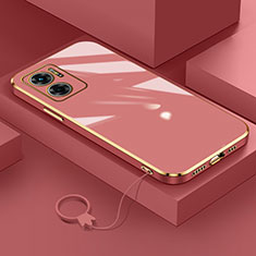 Ultra-thin Silicone Gel Soft Case Cover S01 for Xiaomi Redmi 11 Prime 5G Red