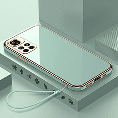Ultra-thin Silicone Gel Soft Case Cover S02 for Xiaomi Poco M4 Pro 5G Green