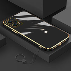 Ultra-thin Silicone Gel Soft Case Cover S02 for Xiaomi Redmi Note 11T Pro 5G Black