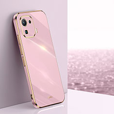 Ultra-thin Silicone Gel Soft Case Cover S03 for Xiaomi Mi 11 Pro 5G Pink