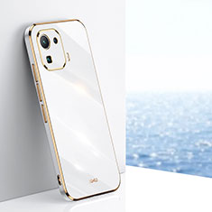 Ultra-thin Silicone Gel Soft Case Cover S03 for Xiaomi Mi 11 Pro 5G White