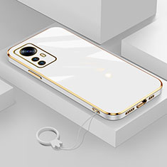 Ultra-thin Silicone Gel Soft Case Cover S03 for Xiaomi Mi 12T 5G White