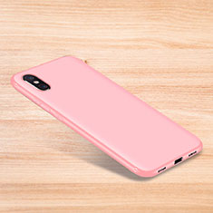 Ultra-thin Silicone Gel Soft Case Cover S06 for Xiaomi Mi 8 Pro Global Version Pink