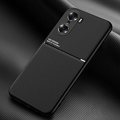 Ultra-thin Silicone Gel Soft Case Cover with Magnetic for Huawei Honor 60 5G Black