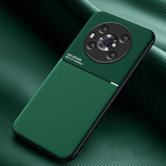 Ultra-thin Silicone Gel Soft Case Cover with Magnetic for Huawei Honor Magic3 5G Green