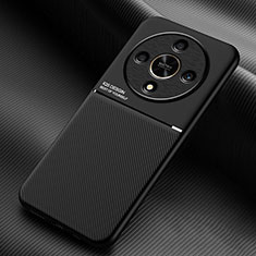 Ultra-thin Silicone Gel Soft Case Cover with Magnetic for Huawei Honor Magic6 Lite 5G Black