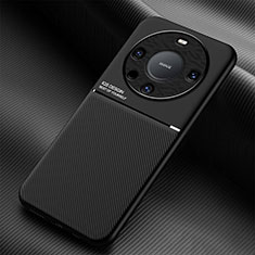 Ultra-thin Silicone Gel Soft Case Cover with Magnetic for Huawei Mate 60 Black