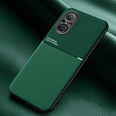 Ultra-thin Silicone Gel Soft Case Cover with Magnetic for Huawei Nova 9 SE Green