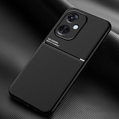 Ultra-thin Silicone Gel Soft Case Cover with Magnetic for Oppo K11 5G Black