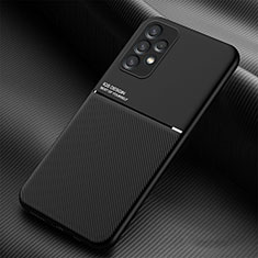 Ultra-thin Silicone Gel Soft Case Cover with Magnetic for Samsung Galaxy A32 4G Black