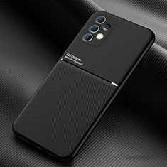 Ultra-thin Silicone Gel Soft Case Cover with Magnetic for Samsung Galaxy A33 5G Black