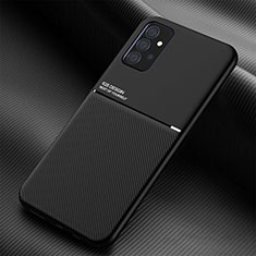 Ultra-thin Silicone Gel Soft Case Cover with Magnetic for Samsung Galaxy A52s 5G Black
