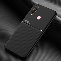 Ultra-thin Silicone Gel Soft Case Cover with Magnetic for Vivo Y17 Black