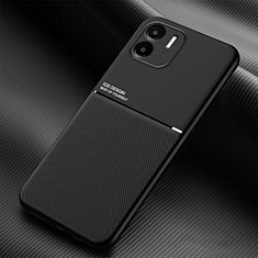 Ultra-thin Silicone Gel Soft Case Cover with Magnetic for Xiaomi Poco C50 Black