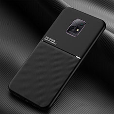 Ultra-thin Silicone Gel Soft Case Cover with Magnetic for Xiaomi Redmi 10X Pro 5G Black