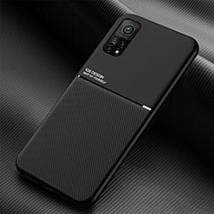 Ultra-thin Silicone Gel Soft Case Cover with Magnetic for Xiaomi Redmi K30S 5G Black