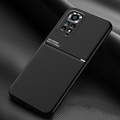 Ultra-thin Silicone Gel Soft Case Cover with Magnetic for Xiaomi Redmi Note 11 Pro 5G Black