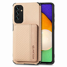 Ultra-thin Silicone Gel Soft Case Cover with Magnetic S01D for Samsung Galaxy A04s Gold