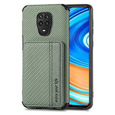 Ultra-thin Silicone Gel Soft Case Cover with Magnetic S01D for Xiaomi Poco M2 Pro Green