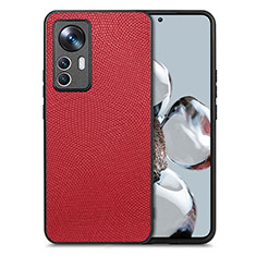 Ultra-thin Silicone Gel Soft Case Cover with Magnetic S02D for Xiaomi Mi 12T 5G Red