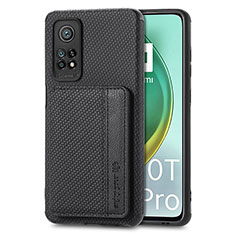 Ultra-thin Silicone Gel Soft Case Cover with Magnetic S02D for Xiaomi Redmi K30S 5G Black