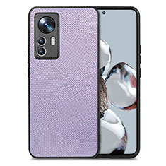 Ultra-thin Silicone Gel Soft Case Cover with Magnetic S02D for Xiaomi Redmi K50 Ultra 5G Clove Purple