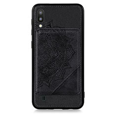 Ultra-thin Silicone Gel Soft Case Cover with Magnetic S03D for Samsung Galaxy M10 Black